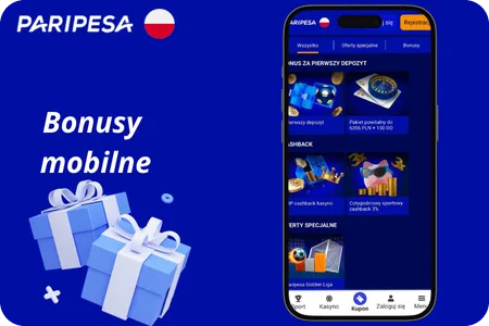 Paripesa Bonusy mobilne i promocje dostępne
