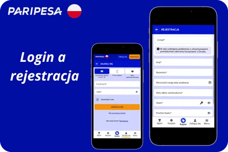 Paripesa Login a rejestracja  jaka jest różnica