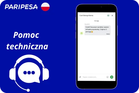 Paripesa Pomoc techniczna przy problemach z logowaniem